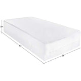 Zippered Mattress Encasement - Waterproof, Breathable, Noiseless, Machine Washable, Soft Terry Top for Comfortable Night Sleep. (Full)