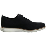 Cole Haan Men's Original Grand Knit Wing TIP II Sneaker, BLACK/IVORY, 8 M US