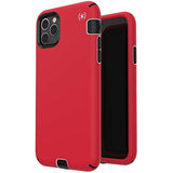 Speck Products Compatible Phone Case for Apple iPhone 11 Pro Max, Presidio Sport Case, Heartrate Red/Sidewalk Grey/Black