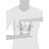 Elegant Crystal Ice Bucket with handles, wine cooler bucket, For weddings,events, parties