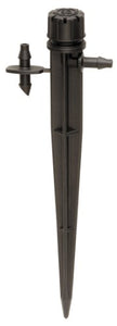 Rain Bird MBF4PKS Drip Irrigation Micro-Bubbler on Stake, 360° Full Circle Pattern, 0 - 3' Spray Distance, 4-Pack