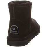 BEARPAW Women's Alyssa Black Size 7 | Women's Ankle Boot | Women's Slip On Boot | Comfortable Winter Boot