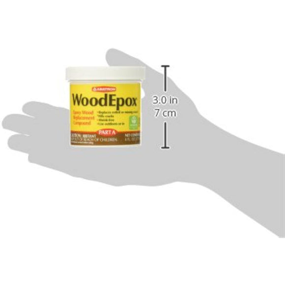 Abatron WoodEpox Epoxy Wood Replacement Compound, 12 oz Kit, Part A & B