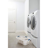 Rubbermaid Hip Hugger Laundry Basket, Standard, White, 1.86 cu ft