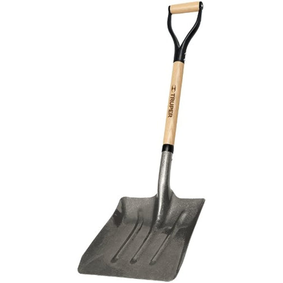 Truper 33111 Tru Pro Coal or Street Cleaner Shovel with No.2 Blade and D-Handle, 27-Inch