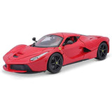 Bburago 1:18 Scale Ferrari Race and Play LaFerrari Diecast Vehicle (Colors May Vary)