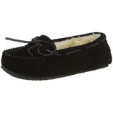 Minnetonka Women's Cally Slipper,Black,6 M US