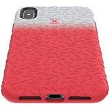 Speck Products CandyShell Fit iPhone Xs Max Case, Dolphin Grey Ombre Mercury Red/Mercury Red