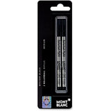 Montblanc® Refills, Rollerball, Medium Point, Black, Pack Of 2