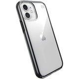 Speck Products Presidio Perfect-Clear Impact Geo iPhone iPhone 12, iPhone 12 Pro Case, Clear/Black (138491-5905)