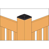 Simpson Strong-Tie Outdoor Accents Decorative Post Cap for 6x6 Post