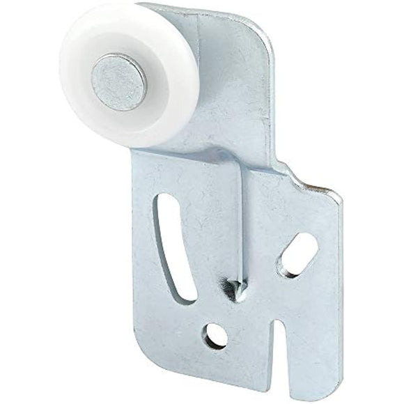 Slide-Co 16216-F Closet Door Roller, Front, 1/4 inch Offset, 7/8 inch Nylon Wheel (2-pack)