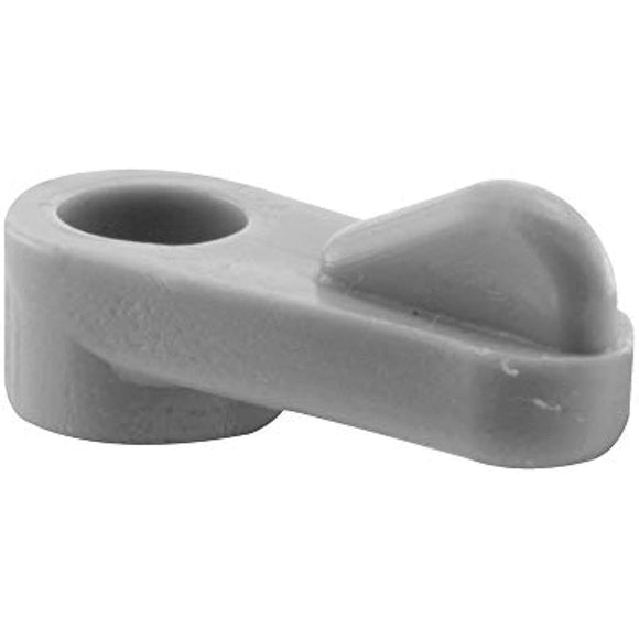 Slide-Co 1867 Screen Clips with Screws, 1/16 inch, Gray Plastic, 4-Pack