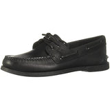 Sperry Men's Authentic Original 2-Eye Boat Shoe, Black, 10 M US