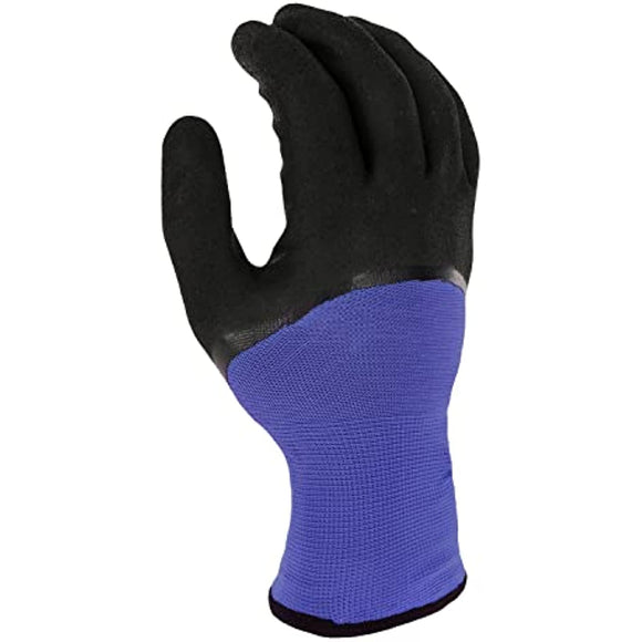 West Chester Men's Thermal Sandy Nitrile Knuckle Dipped Work Gloves, Cold