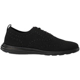 Cole Haan Men's Original Grand Knit Wing TIP II Sneaker, Black, 10 M US