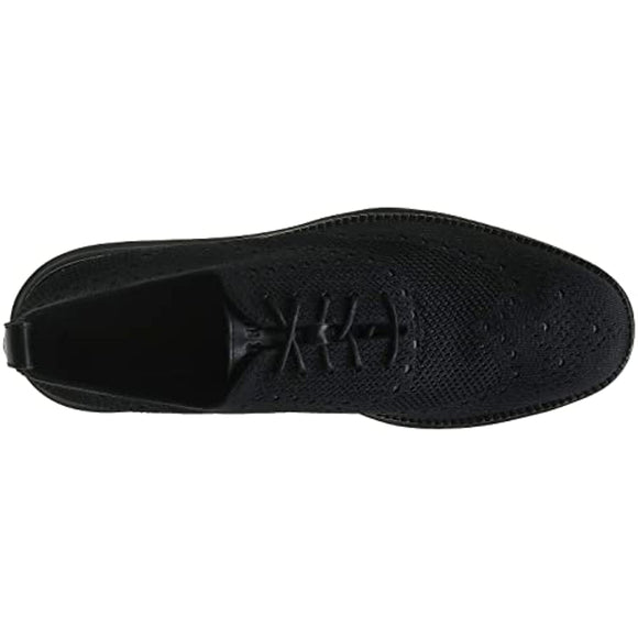 Cole Haan Men's Original Grand Knit Wing TIP II Sneaker, Black, 10.5 M US