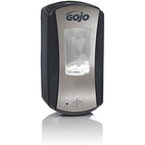 GOJO LTX-12 Touch-Free Foam Hand Soap Dispenser, Chrome/Black, for 1200 mL GOJO LTX-12 Foam Hand Soap Refills (Pack of 1) - 1919-01