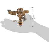 Orbit 55032 1/2" BRS Sprinkler Head, Connection, Silver and gold