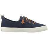 Sperry Womens Crest Vibe Linen Sneaker, Navy, 10