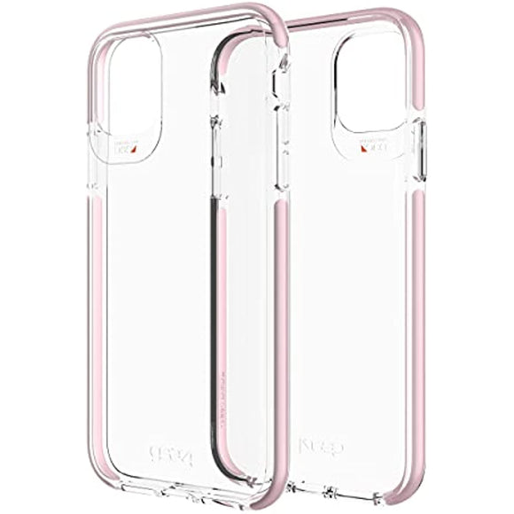 ZAGG Gear4 Piccadilly Compatible with iPhone 11 Pro Case, Advanced Impact Protection with Integrated D3O Technology Phone Cover - Rose Gold