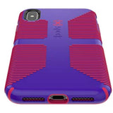 Speck Products CandyShell Grip iPhone Xs Max Case, Ultraviolet Purple/Ruby Red