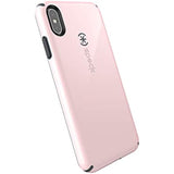 Speck Products CandyShell iPhone XS Max Case, Quartz Pink/Slate Grey