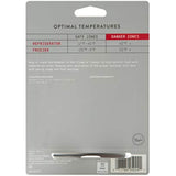 Taylor Precision Products 5924 Large Dial Kitchen Refrigerator and Freezer Kitchen Thermometer, 3 Inch Dial,Silver