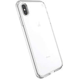 Speck Products Compatible Phone Case for Apple iPhone XR, Presidio Stay Clear Case, Clear/Clear (119390-5085)