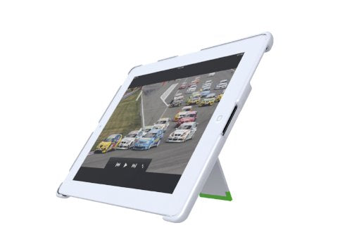 Leitz High-Gloss White Case with Stand for iPad 2/3/4 (6312-01)