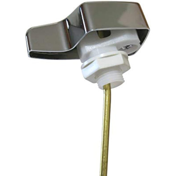 Side Mount Eljer Toilet Tank Flush Trip Lever Replacement, Toilet Handle (Chrome)