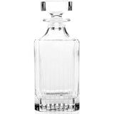 RCR Crystal Glassware Timeless Square Whisky / Wine Decanter, 26oz