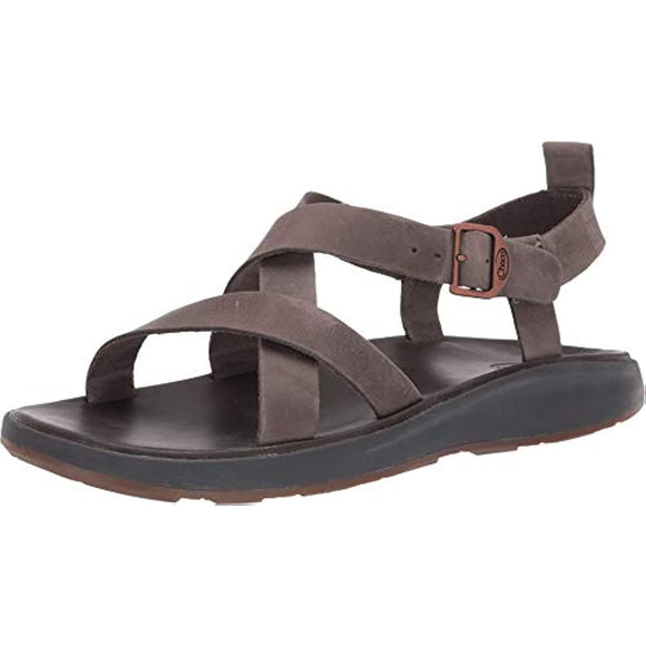 Chaco Men's Wayfarer Sport Sandal, GRAY, 8