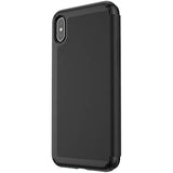 Speck Products Presidio Folio Leather iPhone Xs Max Case, Black/Black