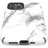 Speck Products Presidio Inked iPhone 11 Pro Case, CarraraMarble Matte/Grey