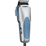 Conair Custom Cut 18-Piece Haircut Kit, Stainless Steel/Blue