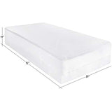 Zippered Mattress Encasement - Waterproof, Breathable, Noiseless, Machine Washable, Soft Terry Top for Comfortable Night Sleep. (Twin)