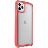 Speck Products Presidio V-Grip iPhone 11 PRO Max Case, Clear/Parrot Pink