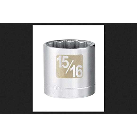 CM SCKT3/8DR 15/16 12PT