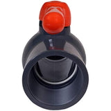 Midline Valve PVC Ball Valve with Pink T-Handle for Potable Water Use 3'' FIP Grey Plastic (492U300)