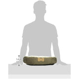 Aspen Pet Oval Cuddler Pet Bed for Small Breeds 20-inch by 16-inch Chocolate Brown