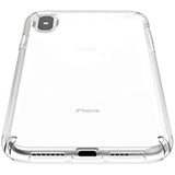 Speck Products Compatible Phone Case for Apple iPhone XR, Presidio Stay Clear Case, Clear/Clear (119390-5085)