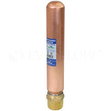 Supply Giant IS-D-1NQU Type C Straight Lead Free Water Arrestor with 3/4" Threaded Male NPT Connection, Brass