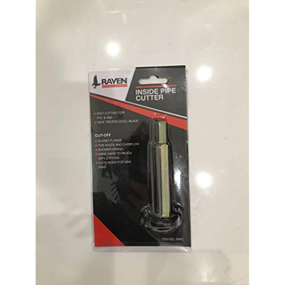 Raven R1242 Inside Cutter with Saw-Toothed PVC, CPVC and ABS Pipes, Heat-Treated Steel (Bonus Blade Included)