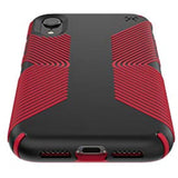 Speck Products Presidio Grip iPhone Xs/iPhone X Case, Black/Dark Poppy Red