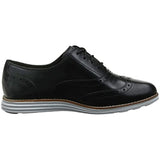 Cole Haan mens Original Grand Wingtip Oxford, Black Leather/White, 14 US