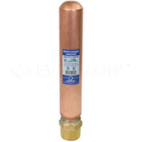 Supply Giant IS-D-1NQU Type C Straight Lead Free Water Arrestor with 3/4" Threaded Male NPT Connection, Brass