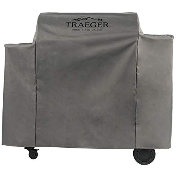 Traeger Pellet Grills BAC513 Ironwood 885 Full Length Grill Cover, Gray
