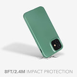 tech21 Evo Slim for Apple iPhone 12 Pro Max 5G - Germ Fighting Antimicrobial Phone Case with 8 ft. Drop Protection, Midnight Green