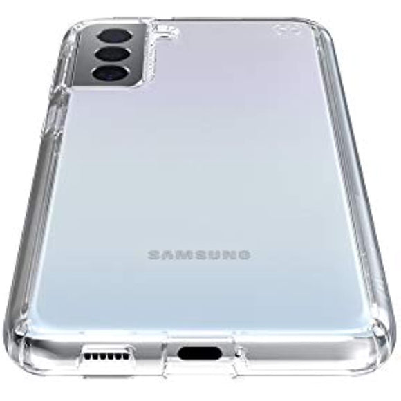 Speck Products Presidio Perfect Clear Samsung Galaxy S21+ 5G Case, Clear/Clear